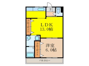 さつきマンションの物件間取画像